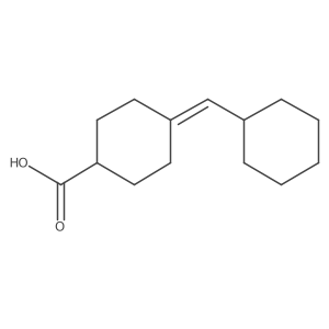 4-(Cyclohexylmethylidene)cyclohexane-1-carboxylic acid Structure