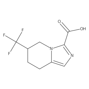 6-(Trifluoromethyl)-5,6,7,8-tetrahydroimidazo[1,5-A]pyridine-3-carboxylic acid Structure