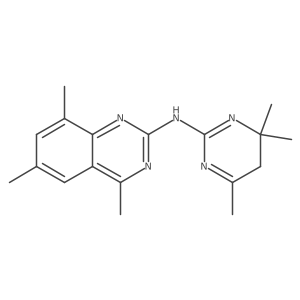 4,6,8-Trimethyl-N-(4,4,6-trimethyl-4,5-dihydropyrimidin-2-yl)quinazolin-2-amine结构式
