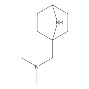 ({7-Azabicyclo[2.2.1]heptan-1-yl}methyl)dimethylamine结构式