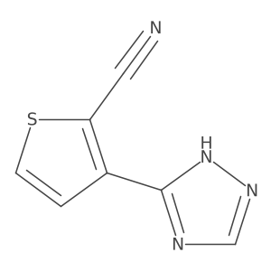 3-(1H-1,2,4-triazol-3-yl)thiophene-2-carbonitrile Structure