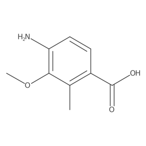 4-Amino-3-methoxy-2-methylbenzoic acid结构式