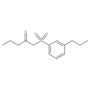 1-[(5-Propylpyridin-3-yl)sulfonyl]pentan-2-one Structure