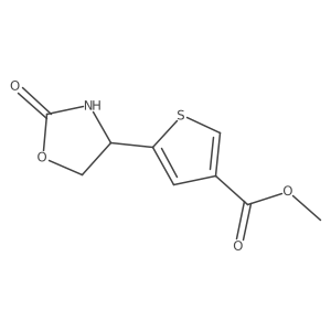 Methyl 5-(2-oxo-1,3-oxazolidin-4-yl)thiophene-3-carboxylate Structure