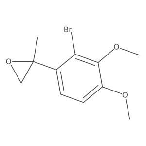 2-(2-Bromo-3,4-dimethoxyphenyl)-2-methyloxirane Structure