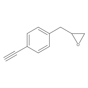 2-[(4-Ethynylphenyl)methyl]oxirane结构式