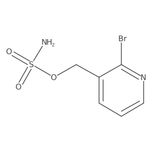 (2-Bromopyridin-3-yl)methyl sulfamate结构式