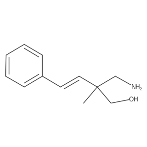 2-(Aminomethyl)-2-methyl-4-phenylbut-3-en-1-ol Structure