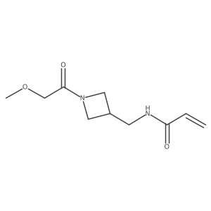 N-[[1-(2-Methoxyacetyl)azetidin-3-yl]methyl]prop-2-enamide结构式