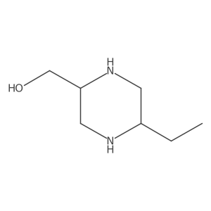 ((2R,5R)-5-Ethylpiperazin-2-yl)methanol Structure