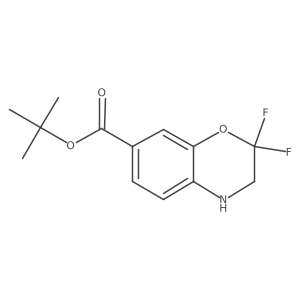 tert-butyl 2,2-difluoro-3,4-dihydro-2H-1,4-benzoxazine-7-carboxylate Structure