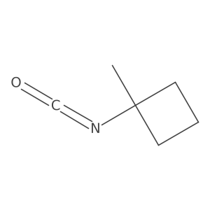1-Isocyanato-1-methylcyclobutane结构式