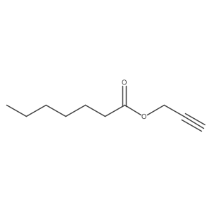 Prop-2-ynyl heptanoate Structure