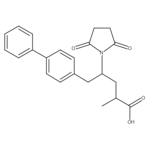(2S,4R)-5-([1,1'-Biphenyl]-4-yl)-4-(2,5-dioxopyrrolidin-1-yl)-2-methylpentanoic acid Structure
