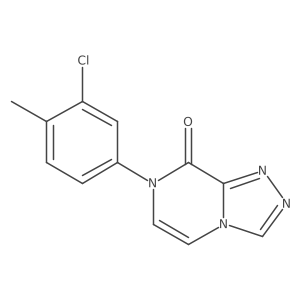 7-(3-chloro-4-methylphenyl)-7H,8H-[1,2,4]triazolo[4,3-a]pyrazin-8-one结构式