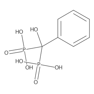 (Hydroxy-phenyl-phosphono-methyl)-phosphonic acid Structure