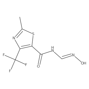 N-[(hydroxyimino)methyl]-2-methyl-4-(trifluoromethyl)-1,3-thiazole-5-carboxamide Structure