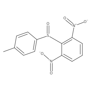 2-[(4-Methylphenyl)sulfinyl]-1,3-dinitrobenzene结构式