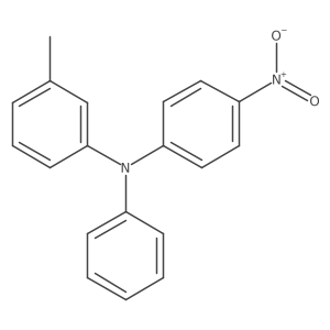 3-Methyl-N-(4-nitrophenyl)-N-phenylbenzenamine结构式