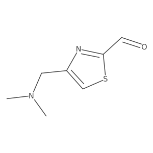 4-((Dimethylamino)methyl)thiazole-2-carbaldehyde Structure