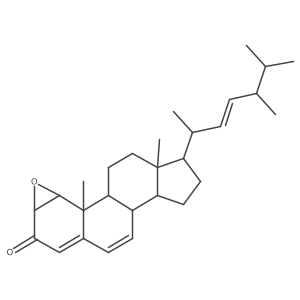 10,13-Dimethyl-17-(1,4,5-trimethyl-hex-2-enyl)-1,2,8,9,10,11,12,13,14,15,16,17-dodecahydro-20-oxa-cyclopropa[1,2]cyclopenta[a]phenanthren-3-one Structure