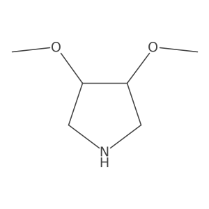 (3S,4S)-3,4-Dimethoxypyrrolidine结构式