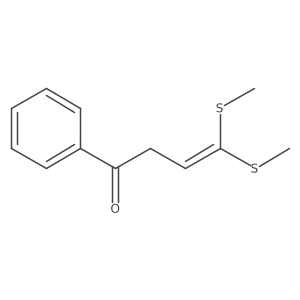 4,4-Bis(methylsulfanyl)-1-phenylbut-3-en-1-one Structure
