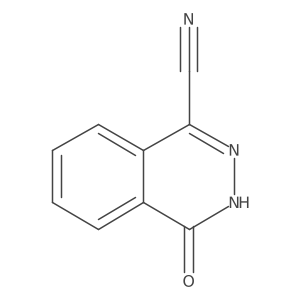 1-Phthalazinecarbonitrile, 3,4-dihydro-4-oxo-结构式