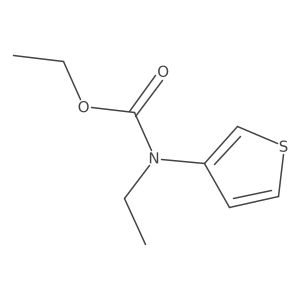N-Ethyl-3-thiophenecarbamic acid ethyl ester结构式