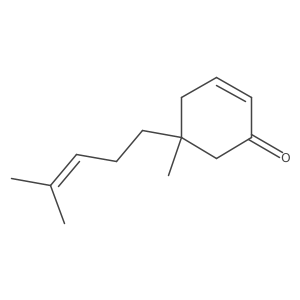 5-Methyl-5-(4-methyl-3-penten-1-yl)-2-cyclohexen-1-one结构式