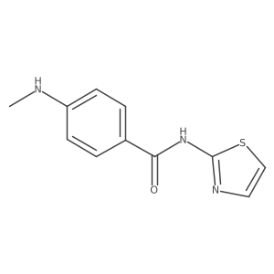 4-Methylamino-N-thiazol-2-yl-benzamide Structure