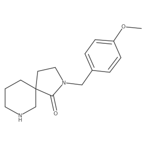 2-(4-Methoxybenzyl)-2,7-diazaspiro[4.5]decan-1-one Structure