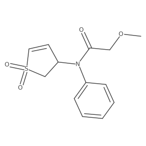N-(1,1-dioxido-2,3-dihydrothiophen-3-yl)-2-methoxy-N-phenylacetamide Structure