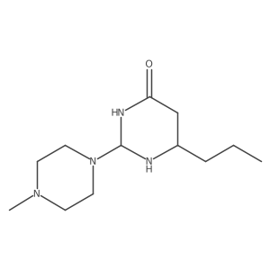 2-(4-Methylpiperazin-1-yl)-6-propyl-1,3-diazinan-4-one Structure