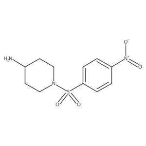 1-(4-Nitrobenzenesulfonyl)piperidin-4-amine结构式