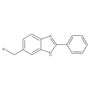 6-(bromomethyl)-2-phenyl-1H-benzimidazole结构式
