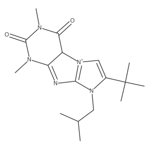 7-tert-butyl-2,4-dimethyl-6-(2-methylpropyl)-9aH-purino[7,8-a]imidazol-9-ium-1,3-dione Structure