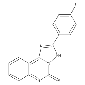 2-(4-Fluorophenyl)[1,2,4]triazolo[1,5-c]quinazoline-5-thiol Structure