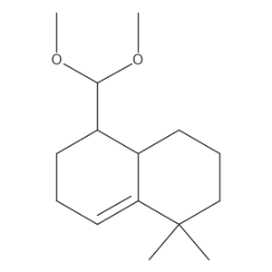 5-(Dimethoxymethyl)octahydro-1,1-dimethylnaphthalene结构式