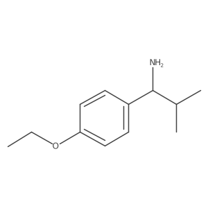 1-(4-Ethoxyphenyl)-2-methylpropan-1-amine Structure