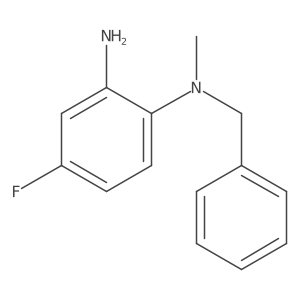 N~1~-Benzyl-4-fluoro-N~1~-methyl-1,2-benzenediamine Structure