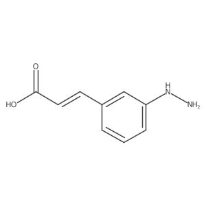 3-(3-Hydrazinylphenyl)-2-propenoic acid结构式
