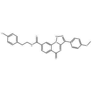 N-(4-chlorophenethyl)-3-(4-methoxyphenyl)-5-oxo-4,5-dihydro-[1,2,3]triazolo[1,5-a]quinazoline-8-carboxamide结构式