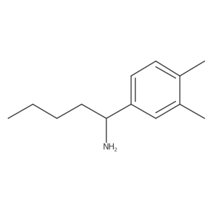 1-(3,4-Dimethylphenyl)pentylamine结构式