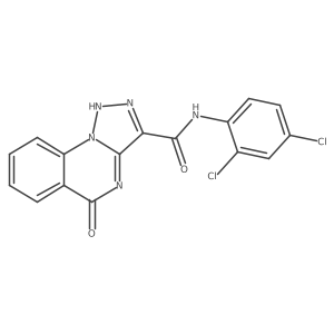 N-(2,4-dichlorophenyl)-5-hydroxy[1,2,3]triazolo[1,5-a]quinazoline-3-carboxamide Structure