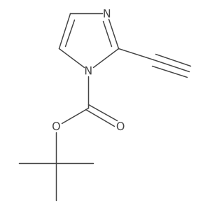1-Boc-2-(acetylenyl)imidazole Structure