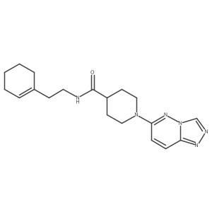 N-[2-(cyclohex-1-en-1-yl)ethyl]-1-([1,2,4]triazolo[4,3-b]pyridazin-6-yl)piperidine-4-carboxamide Structure