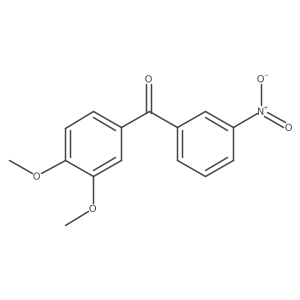 (3,4-Dimethoxyphenyl)(3-nitrophenyl)methanone结构式