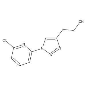 2-[1-(6-chloropyridin-2-yl)-1H-1,2,3-triazol-4-yl]ethanol Structure