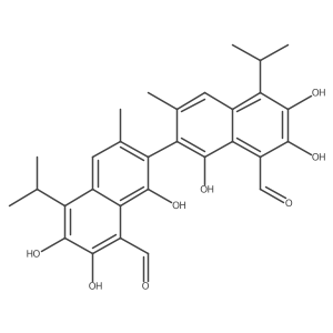 Gossypol-d2 Structure